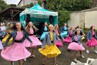 Taneční vystoupení předvedly na Dni otevřených dveří libereckého rozhlasu i dívky ze Základní umělecké školy v Jablonci nad Nisou
