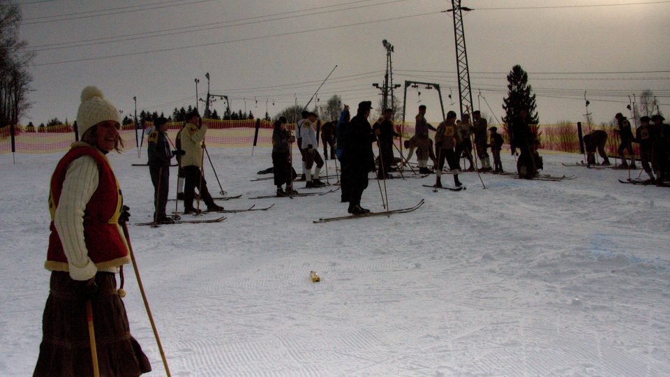 Lyžníci 2018 Smržovka