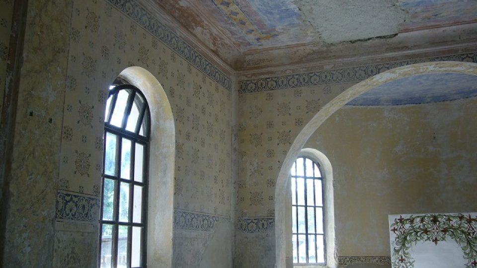 Interiér žízníkovské kaple