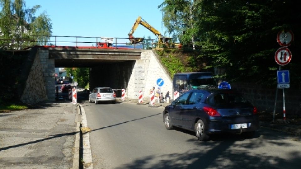 Oprava viaduktu na vjezdu do českolipské Dubice