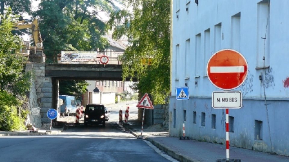 Oprava viaduktu na vjezdu do českolipské Dubice