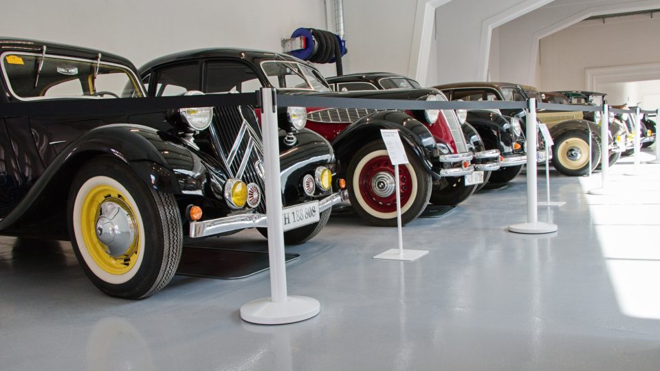 Expozice veteránů pana Jindřicha Svobody v Turnově