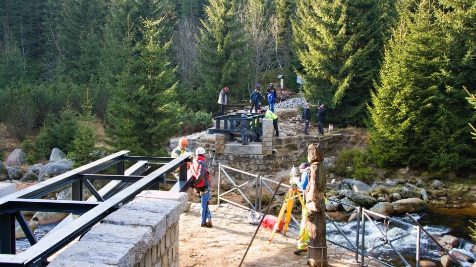 Opravy mostu na česko-polské hranici na Jizerce - 16. listopadu 2021