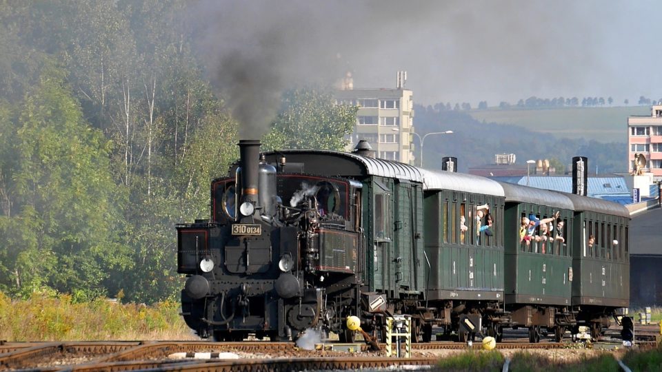 Litovel, Kafemlejnek nebo Babička - lokomotiva 310 0134 má mnoho přezdívek