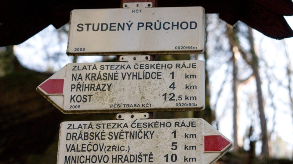 Rozcestník v Českém ráji