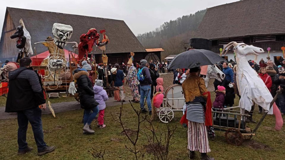 Masopustní veselí na Dlaskově statku v Dolánkách u Turnova