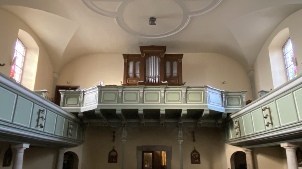 Varhany v kostele svatého Jana Křtitele v liberecké Rochlici