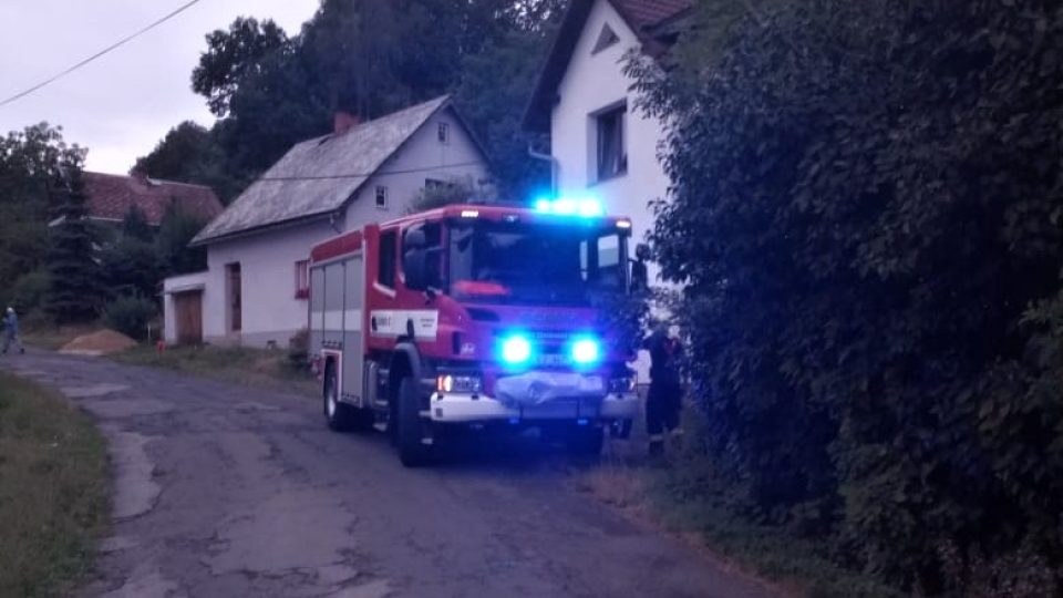 Pohotový zásah hasičů na Maloskalsku