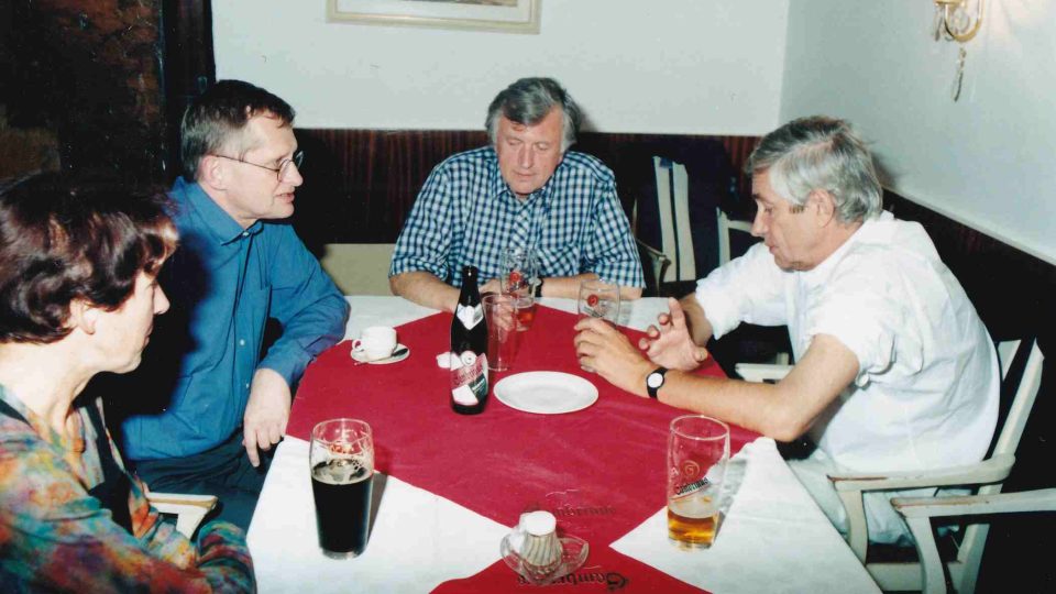 Setkání s architektem Janem Kaplickým v roce 1998