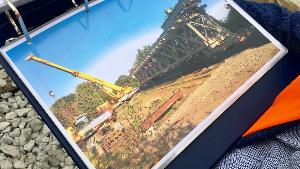 Fotodokumentace rekonstrukce historického viaduktu v Pekle na Českolipsku