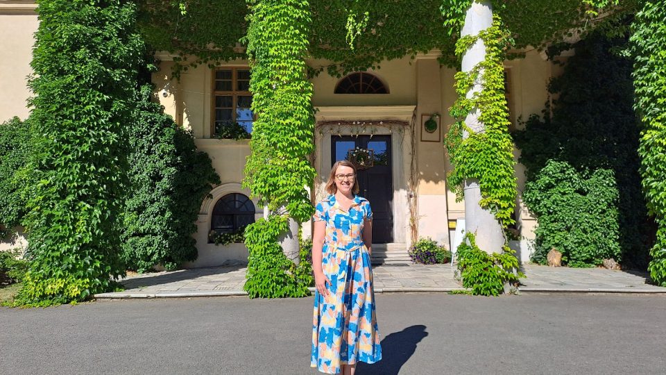 Kastelánka zámku Raduň Markéta Kouřilová | foto: Romana Kubicová, Český rozhlas Kastelánka zámku Raduň Markéta Kouřilová