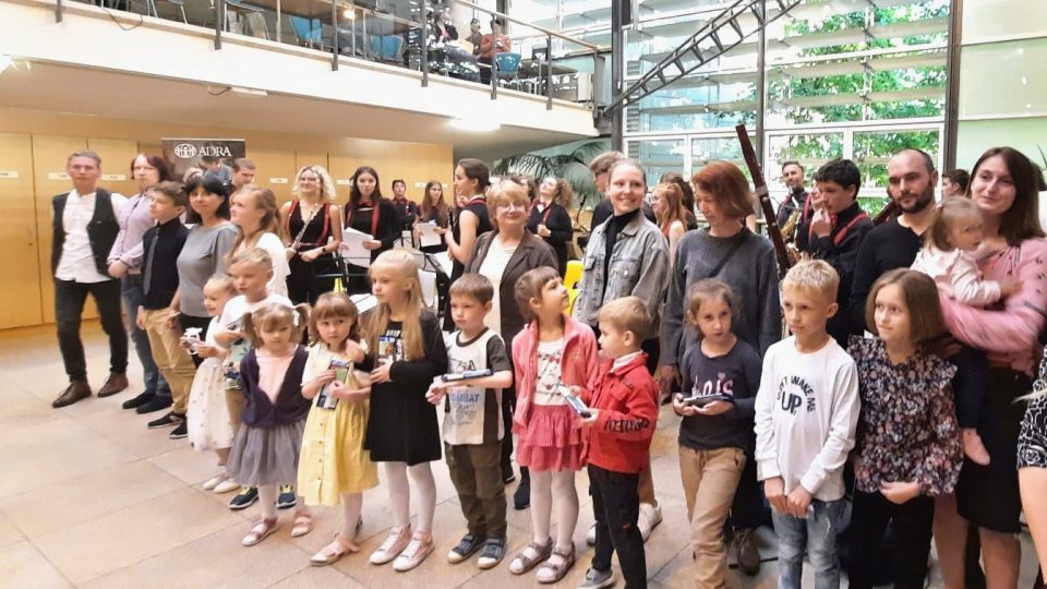 Poděkování ukrajinských uprchlíků v liberecké knihovně