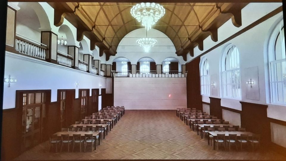 Vizualizace rekonstrukce Lidových sadů v Liberci - snímek z prezentace MEPRO s.r.o. architektonický ateliér