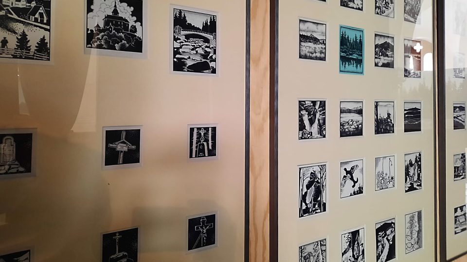 Expozice Kniha o Jizerských horách Miloslava Nevrlého v Severočeském muzeu v Liberci