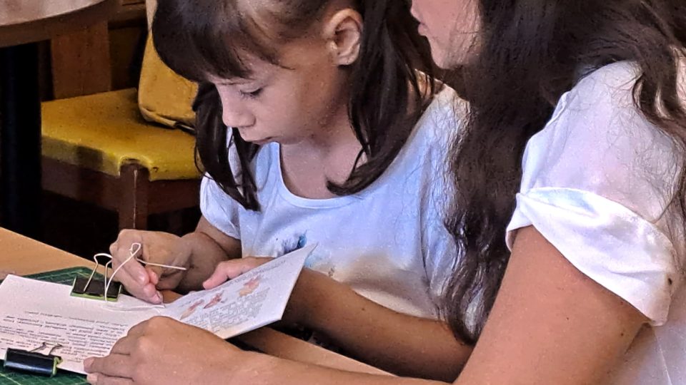 Příměstský tábor v jablonecké městské knihovně | foto: Jana Švecová, Český rozhlas Příměstský tábor v jablonecké městské knihovně