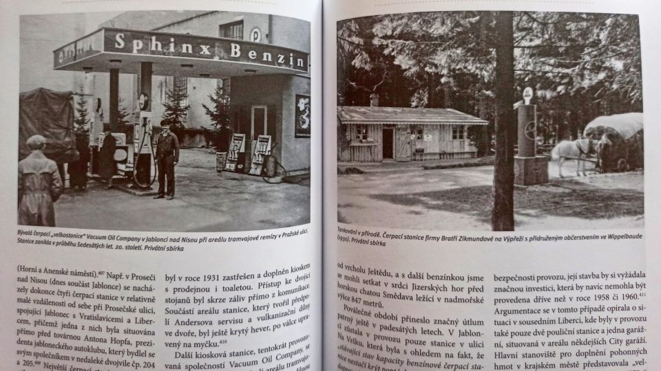 Ukázka z publikace Auta & Architektura historika Jaroslava Zemana
