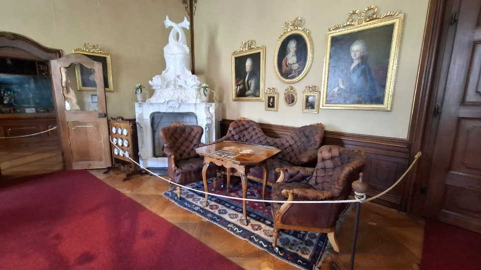 Hudební salonek byl místem k posezení i jednání | foto: Markéta Vejvodová, Český rozhlas Hudební salonek byl místem k posezení i jednání