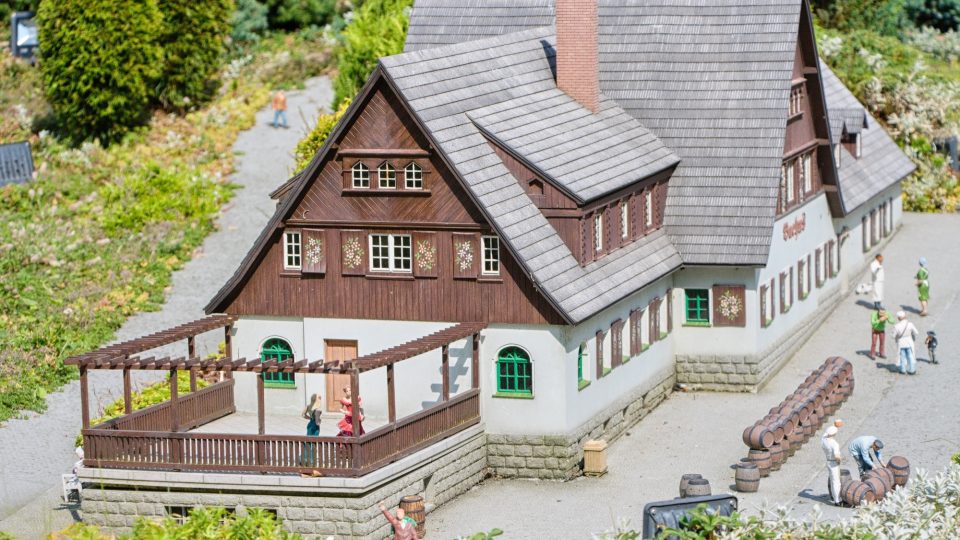 Park miniatur v Kowarech, jeden z exponátů