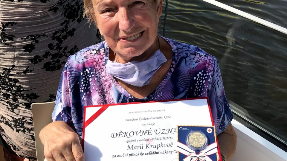 Oceněná Marie Krupková