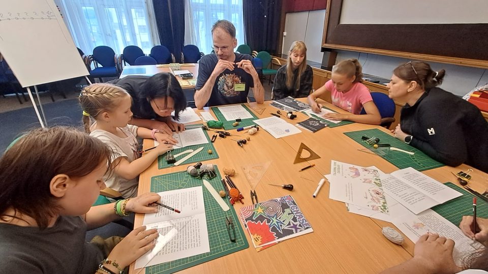 Příměstský tábor v jablonecké městské knihovně | foto: Jana Švecová, Český rozhlas Příměstský tábor v jablonecké městské knihovně