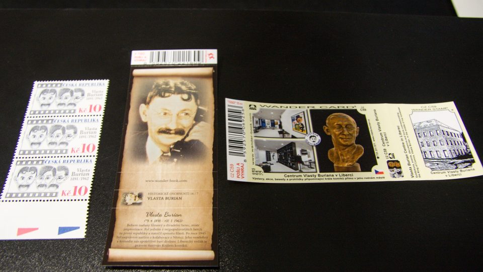 Burianovy známky poštovní i turistické
