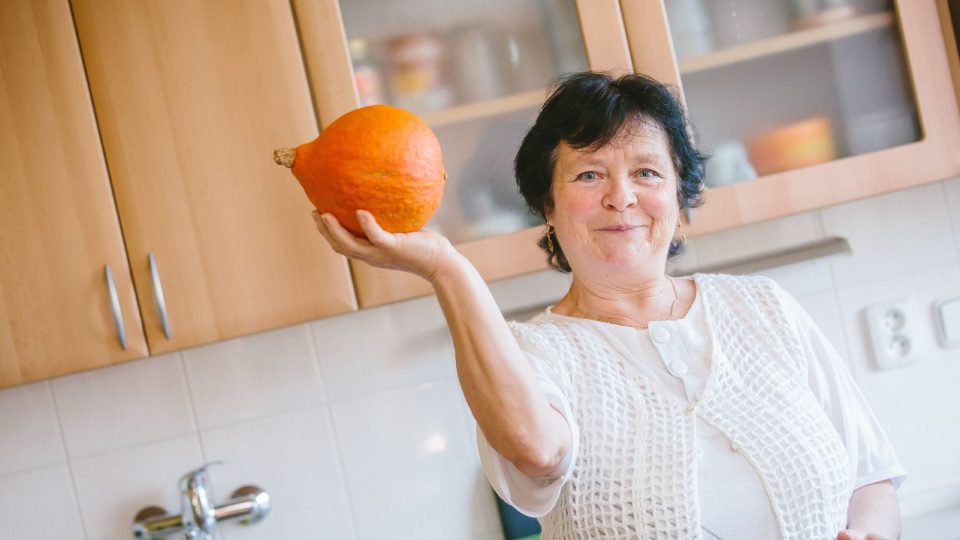 Ludmila Škardová dýně pěstuje s manželem