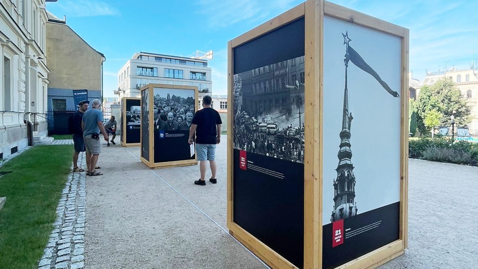 Výstava Liberecká svědectví 1968 v Paláci Liebieg v Liberci | foto: Pavla Štěpánová Výstava Liberecká svědectví 1968 v Paláci Liebieg v Liberci