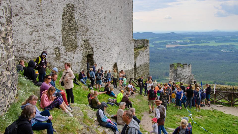 Na královský hrad Bezděz nedaleko Máchova jezera lákala „Bitva“ inspirovaná historickými událostmi