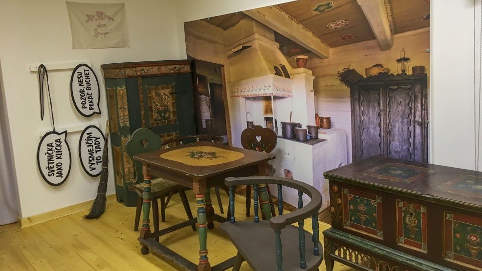 Vyfotit se můžete také v chebské světnici | foto: Jana Strejčková, Český rozhlas Vyfotit se můžete také v chebské světnici