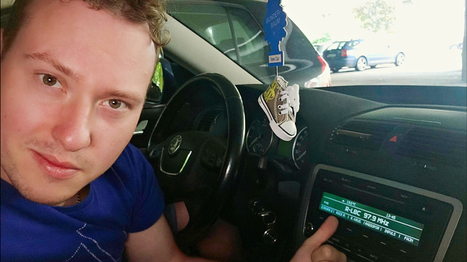 Jan Kodejška poslal fotografii z vozu v Teplicích