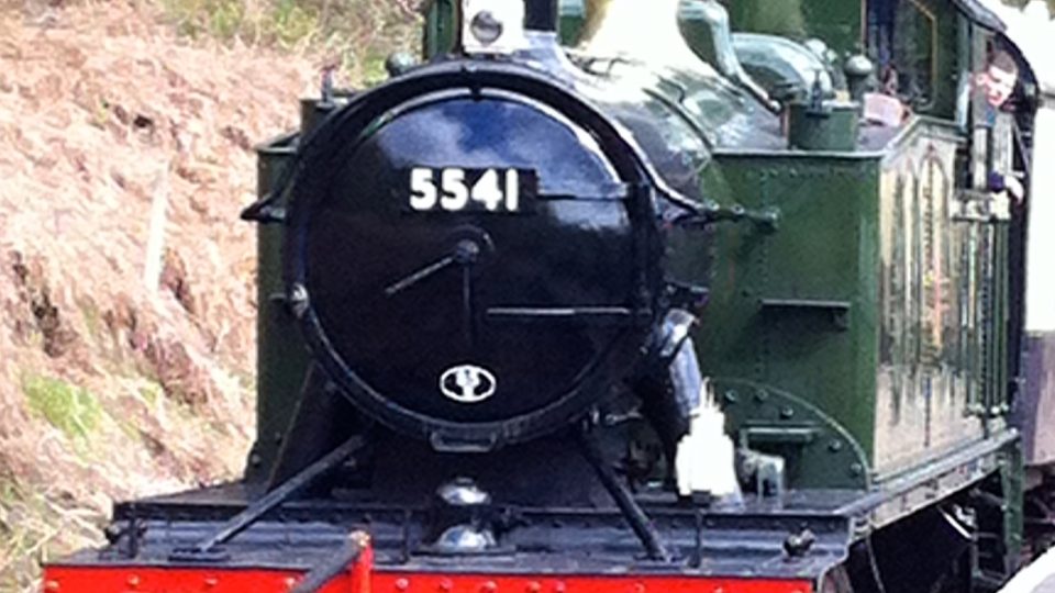 Parní lokomotiva ve Walesu