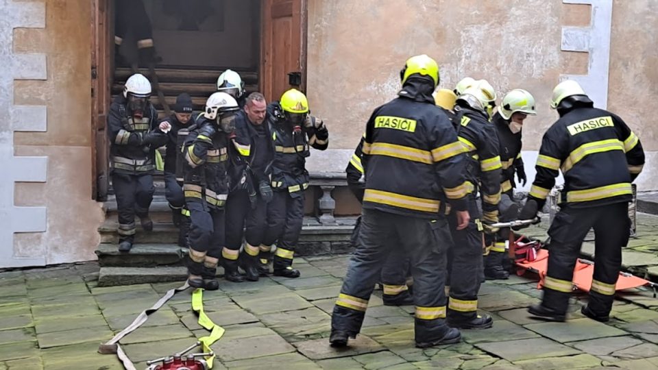 Kdyby hořelo na zámku Frýdlant, museli by hasiči nejprve evakuovat návštěvníky