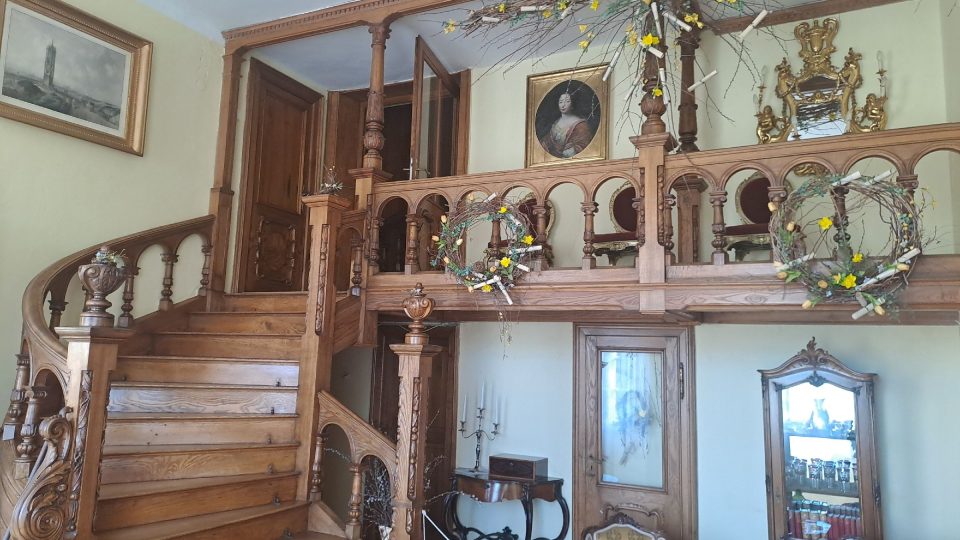 Ze zámku Raduň dýchá milá domácí atmosféra | foto: Romana Kubicová, Český rozhlas Ze zámku Raduň dýchá milá domácí atmosféra