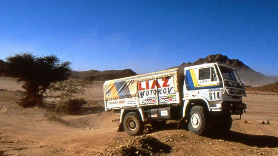 Jiří Moskal - na Rallye Paříž Dakar 1987