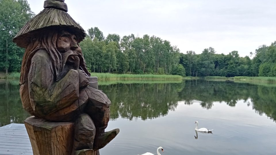 Milada Heráková, Česká Lípa, Žizníkovský rybník. I vodník poslouchá na frekvenci 97,9!