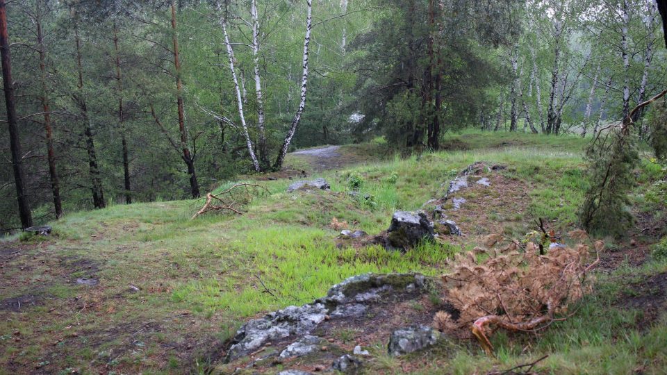 Zatopený lom Borek na Vysočině