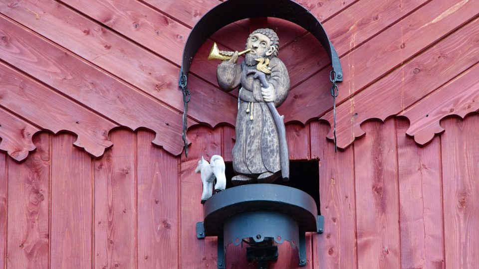 Detail žibřidického orloje | foto: Jaroslav Hoření, Český rozhlas Detail žibřidického orloje