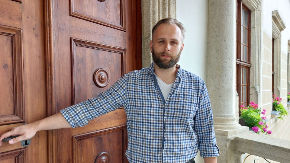 Kastelán telčského zámku Roman Dáňa