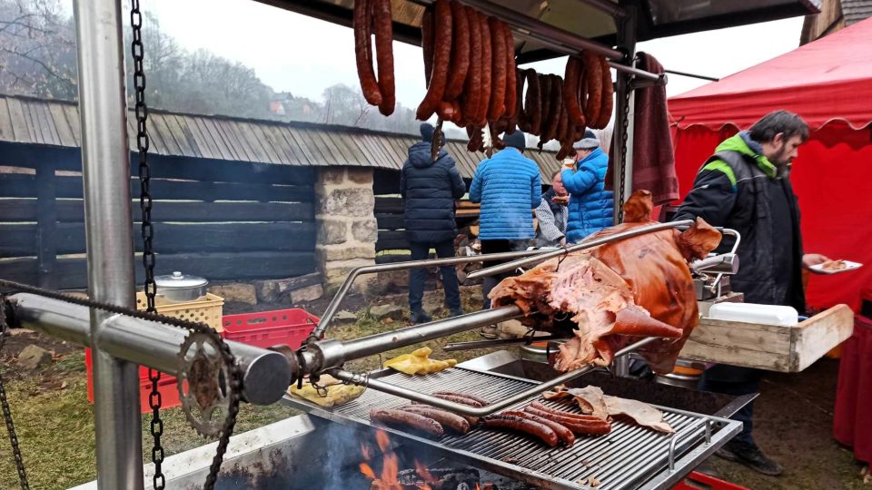 Masopustní veselí na Dlaskově statku v Dolánkách u Turnova