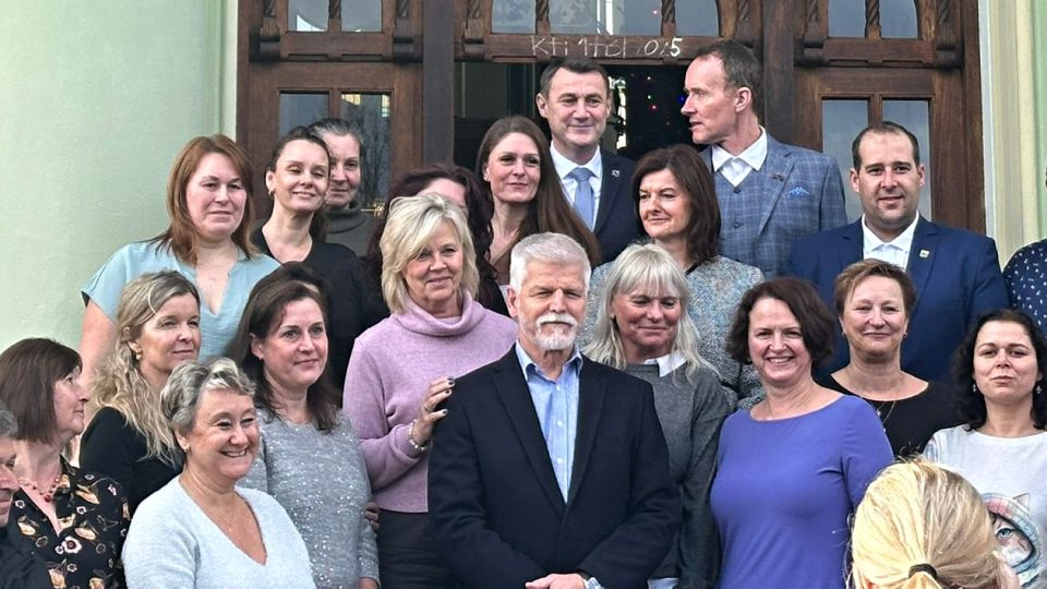 Prezidentská návštěva v Tanvaldě | foto: Kateřina Kubíčková, Český rozhlas Prezidentská návštěva v Tanvaldě