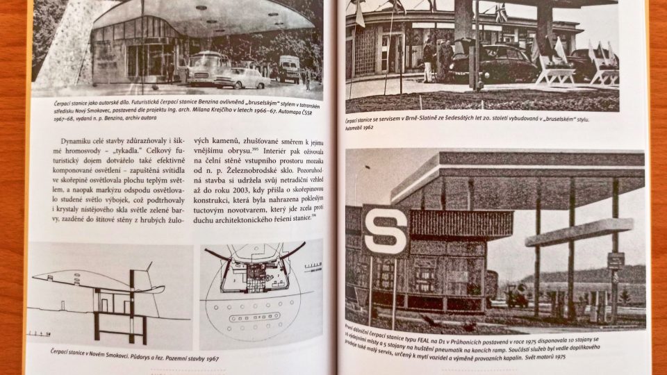 Ukázka z publikace Auta & Architektura historika Jaroslava Zemana