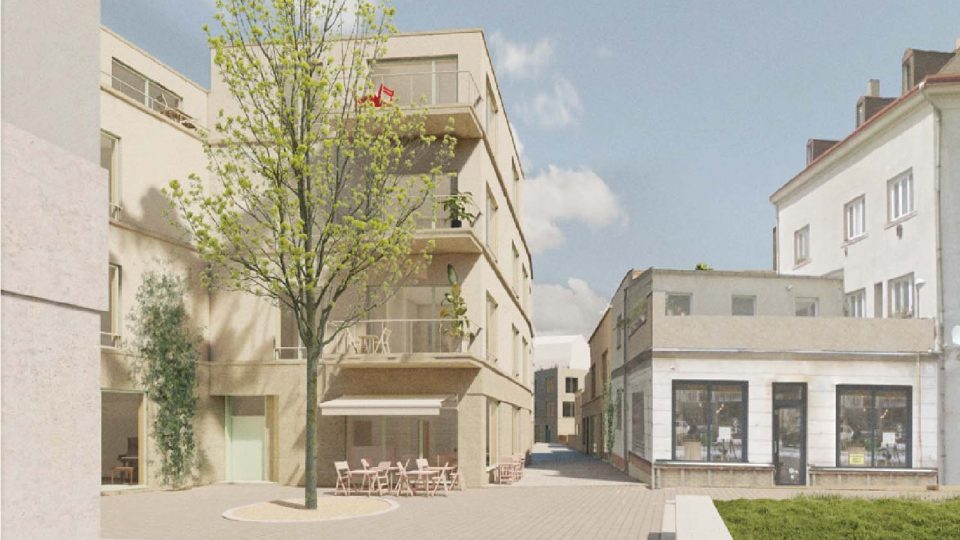 re.architekti: Návrh přeměny lokality Papírového náměstí v Liberci