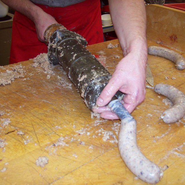 Zabijačka - plnění jitrnic | foto: Stanislava Brádlová,  Český rozhlas