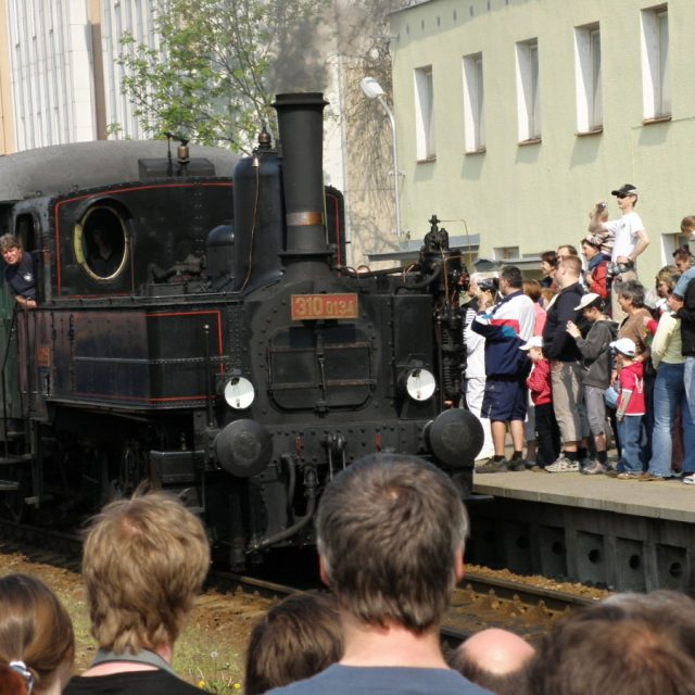 Parní lokomotiva,  která má svůj domov v Turnově od roku 1993,  jezdila původně na Moravě | foto: Jaroslav Hoření,  Český rozhlas