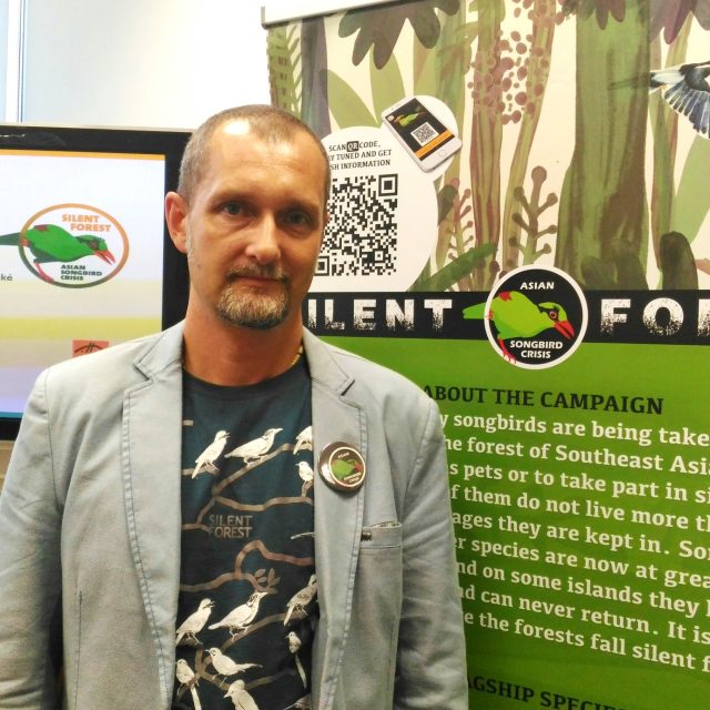 David Nejedlo,  ředitel liberecké zoo,  která se významně zapojila do projektu ochrany zpěvného ptactva v jihovýchodní Asii | foto: Lucie Fürstová,  Český rozhlas