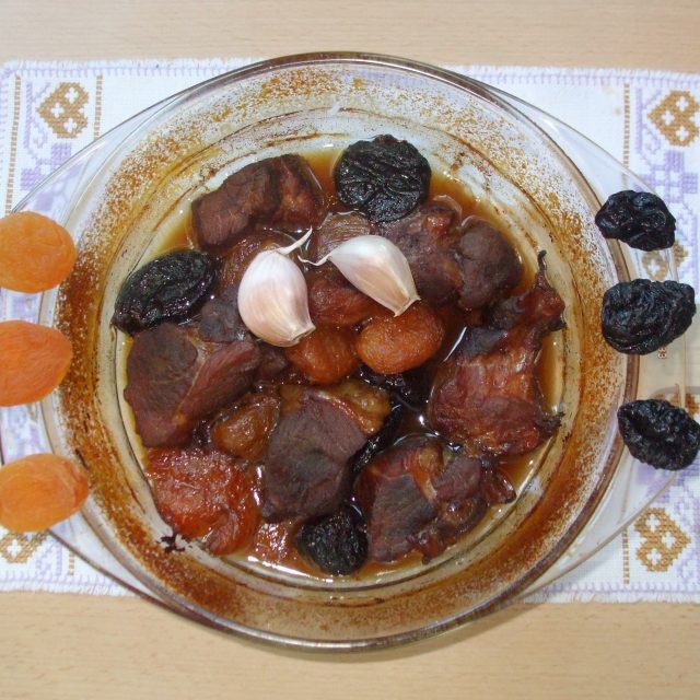 Vepřové na sušeném ovoci a česneku | foto: Stanislava Brádlová,  Český rozhlas