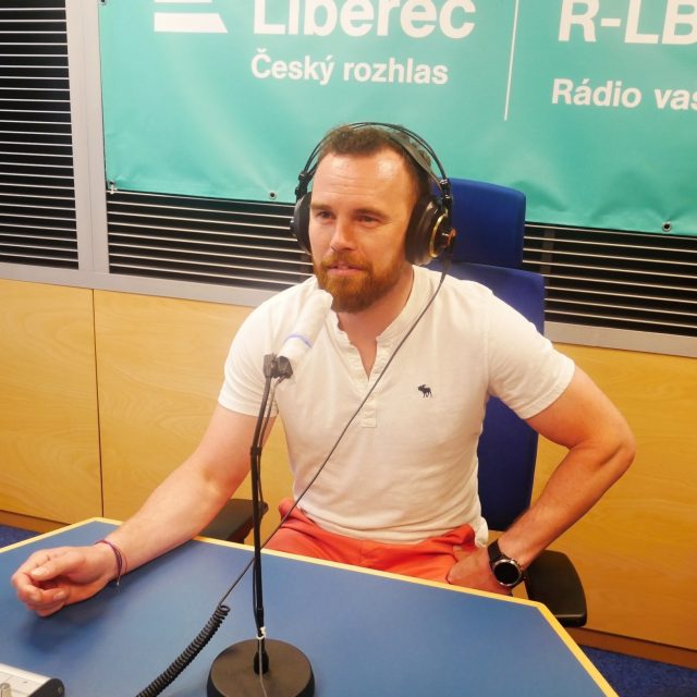 Filip Pešán po návratu z MS v Lotyšsku | foto: Pavel Petr,  Český rozhlas,  Český rozhlas