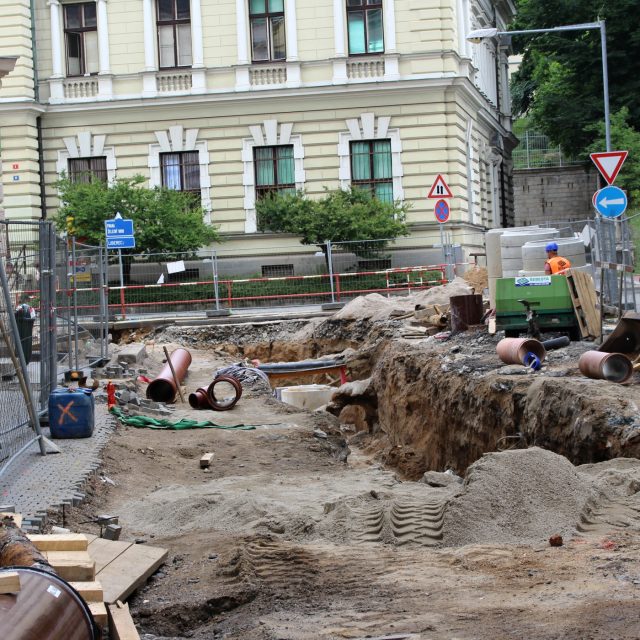 Opravy v centru Jablonce nad Nisou | foto: Magistrát města Jablonec nad Nisou