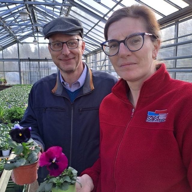 Ředitel Střední odborné školy v Liberci Milan Adamec a učitelka odborného výcviku Pavla Švestková | foto: Jana Švecová,  Český rozhlas