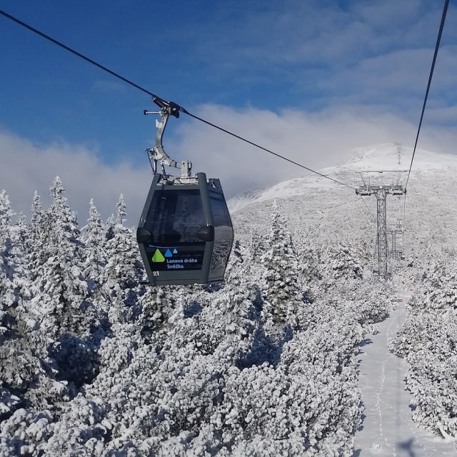 Moderní lanovka na Sněžku | foto: archiv Jiřího Martince